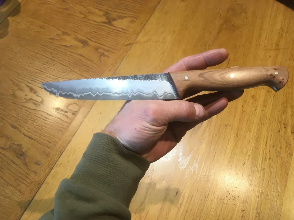 couteau lame forge valais