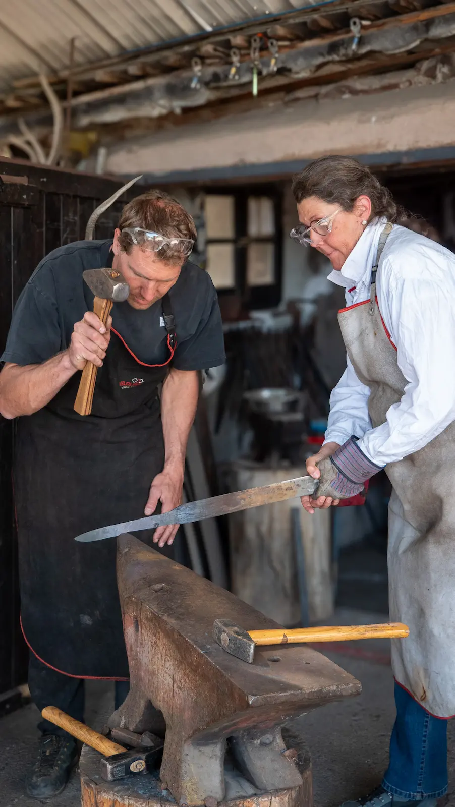 créer son couteau fer forgé